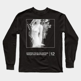 Godspeed You! Black Emperor / Original Minimal Graphic Artwork Design Long Sleeve T-Shirt